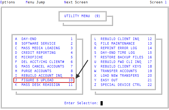 Menu 9.10 - Figure 5 Upload (hidden)