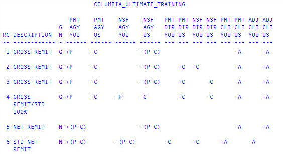 Reviewing existing flexible remit codes